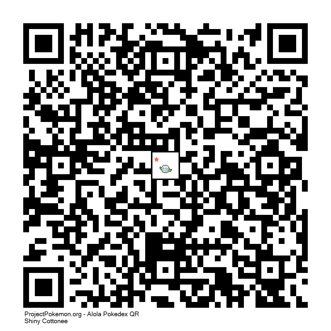 Cdigo QR de Cottonee variocolor